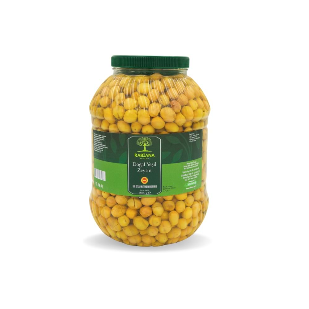 YEŞİL ZEYTİN 5 KG (BRÜT 3,5 KG)